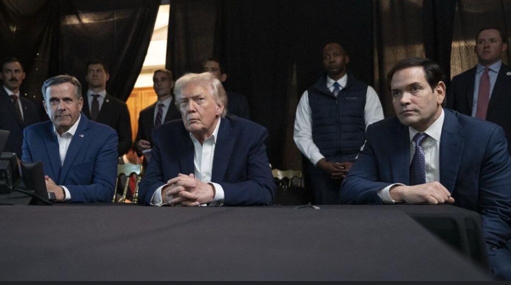 Donald Trump en reunión