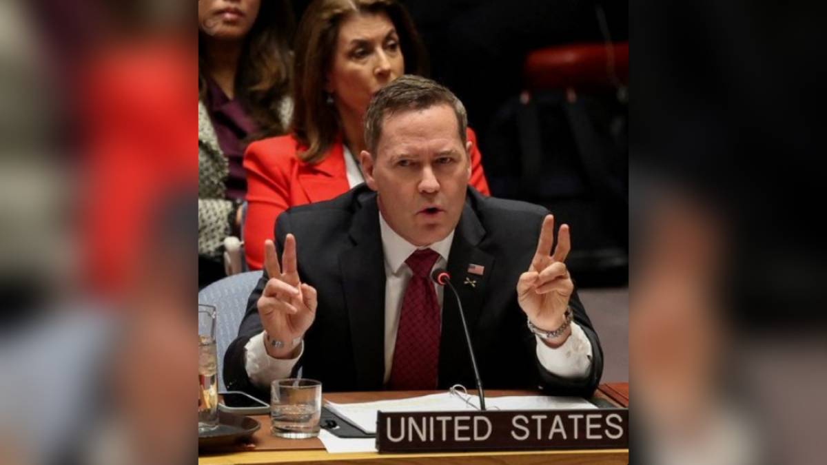 Embajador de Estados Unidos ante la ONU, Mike Waltz