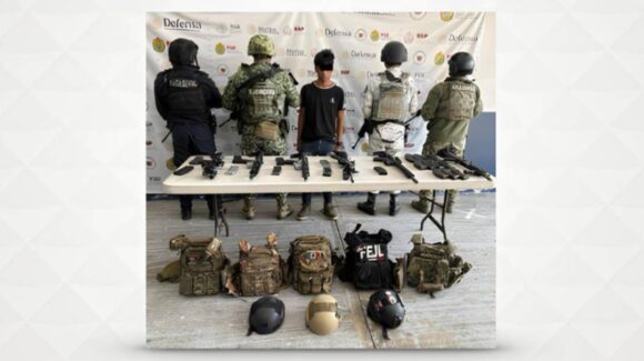 Enfrentamiento en Veracruz deja cuatro detenidos, incluido un adolescente