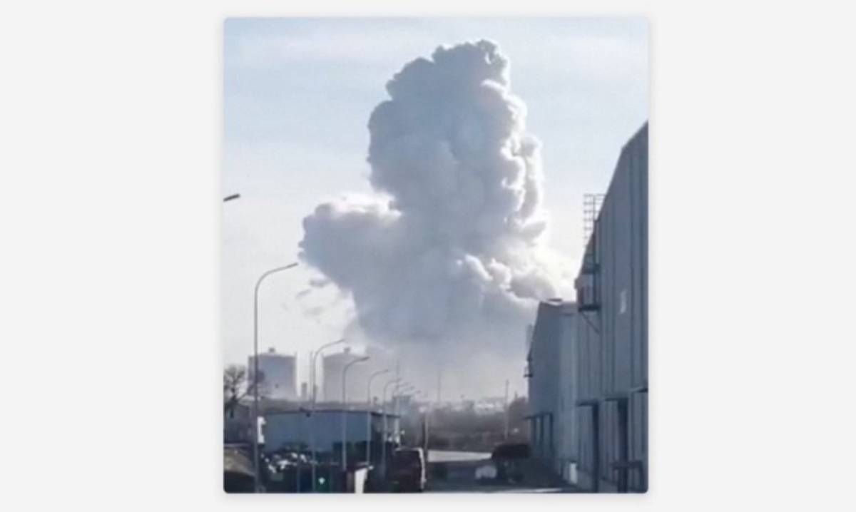 Fuerte explosión sacude una planta en China