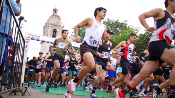 Concordia, Sinaloa, vive fiesta deportiva con récord de participación en el Medio Maratón San Sebastián de este domingo 11 de enero