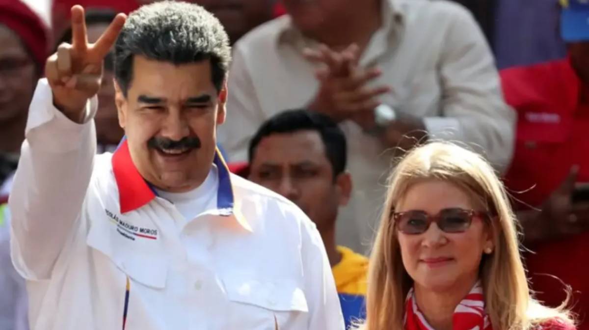 Nicolás Maduro y su esposa Cilia Flores