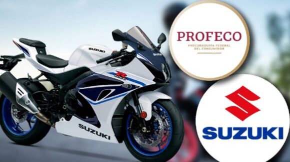 Profeco llama a revisión más de ocho mil motocicletas Suzuki por fallas en frenos y arranque