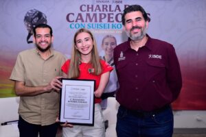 La Parataekwondoin sinaloense Suisei Koyama imparte exitosa "Charla de Campeones" en el ISDE