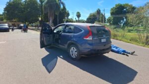 Accidente en San Lorenzo Viejo, Ahome, Sinaloa