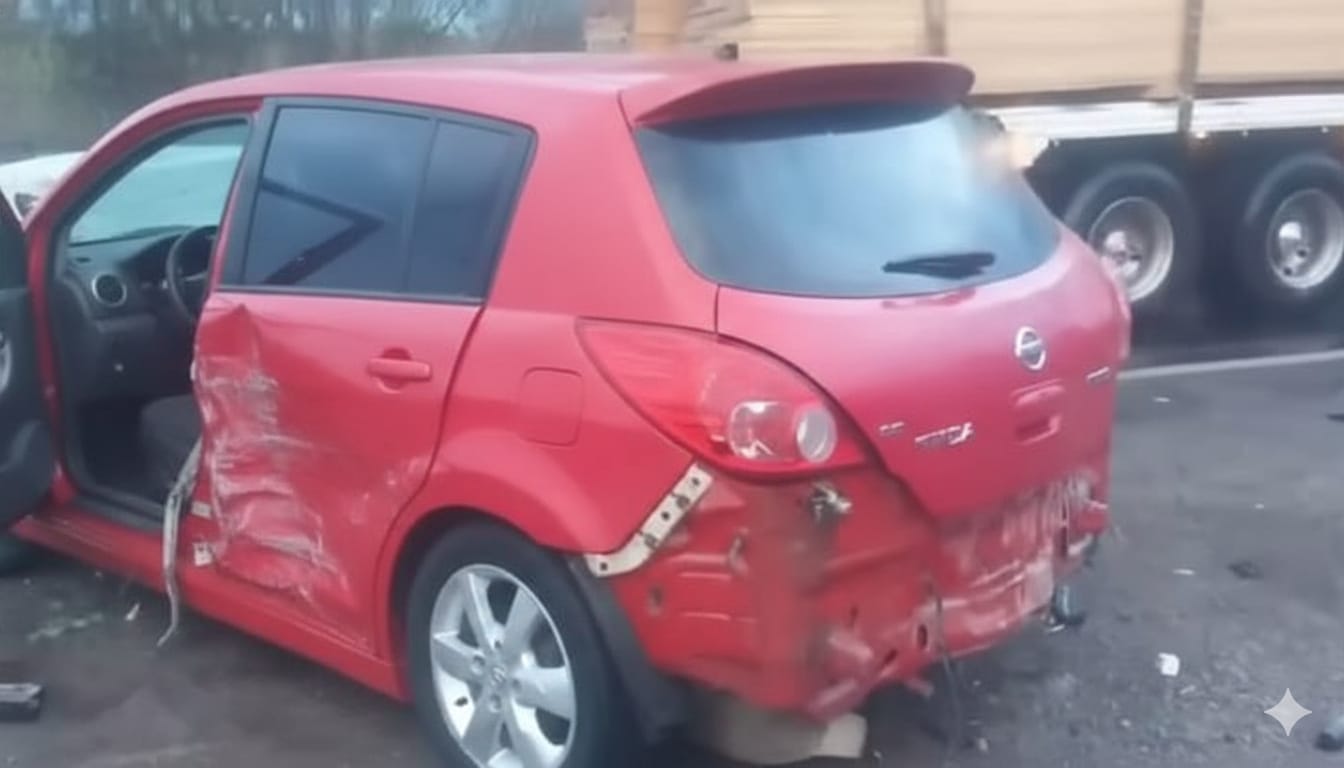 accidente en el kilómetro 231 de la carretera libre que conecta al municipio de Rosario con Mazatlán