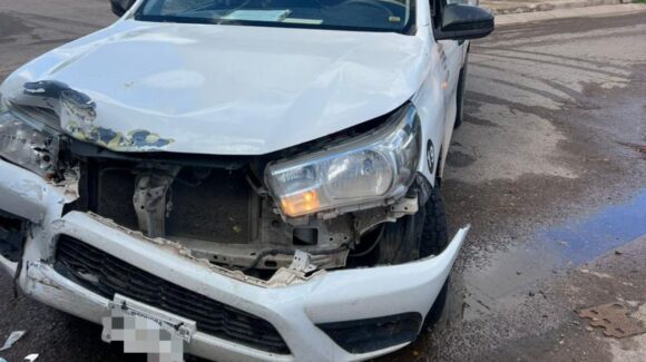Ángel y Deibi sufren encontronazo por accidente de tránsito en el fraccionamiento Villa Universidad, en Guasave, Sinaloa