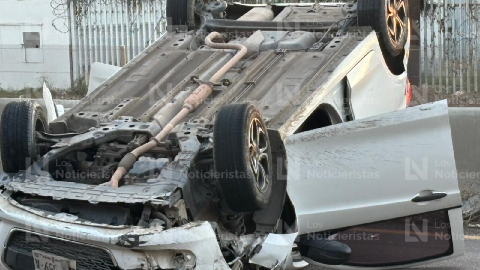 Accidente en la carretera Culiacán-Eldorado, en Sinaloa