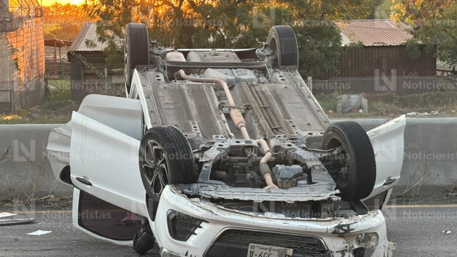 Accidente en la carretera Culiacán-Eldorado, en Sinaloa