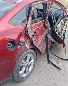 Accidente vial deja dos lesionados en Mazatlán