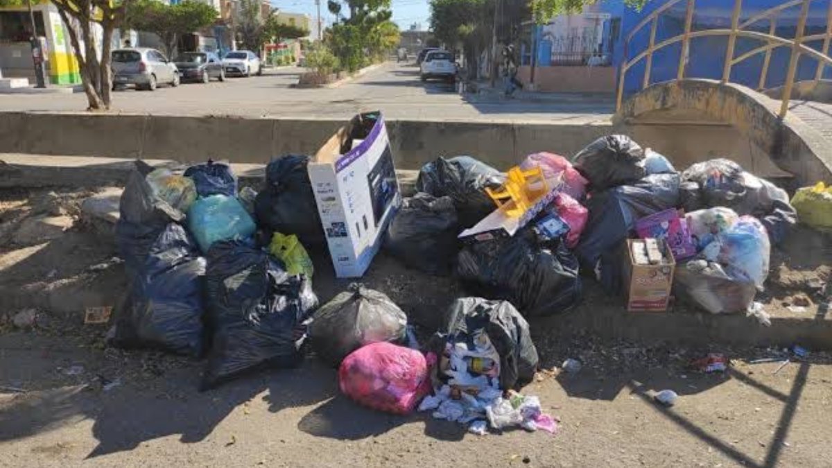 acumulación de basura en mazatlan