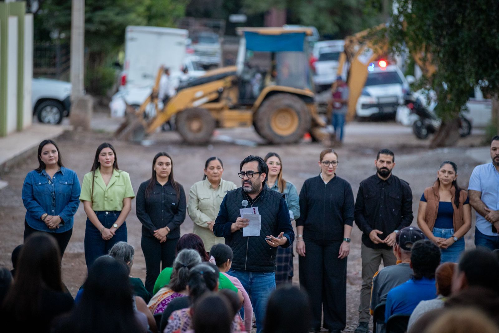 Alcalde de Culiacán inicia pavimentación en colonias 16 de Septiembre y Jesús Valdez Aldama