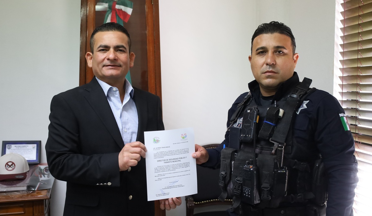 Alfredo Tirado Meave, nuevo director de Seguridad Pública en Navolato