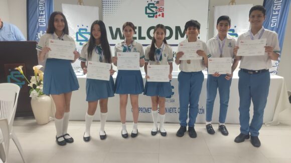 Distinguen a siete alumnos del Colegio SAM de Mazatlán, Sinaloa, con el Academic Excellence Award de TOEFL