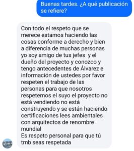 Amenaza a periodista Sheila Arias