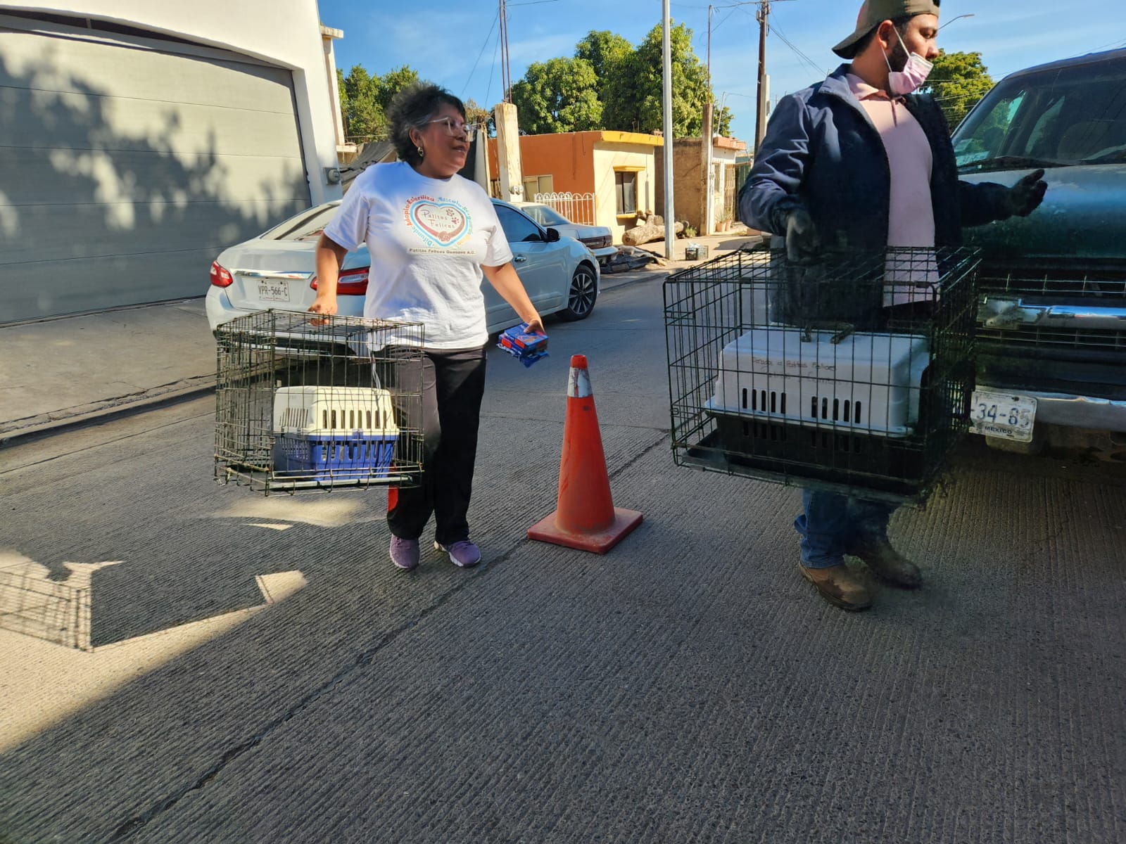 Patitas Felices apoya en rescate y atención de mascotas en casa de mujer postrada en Guasave