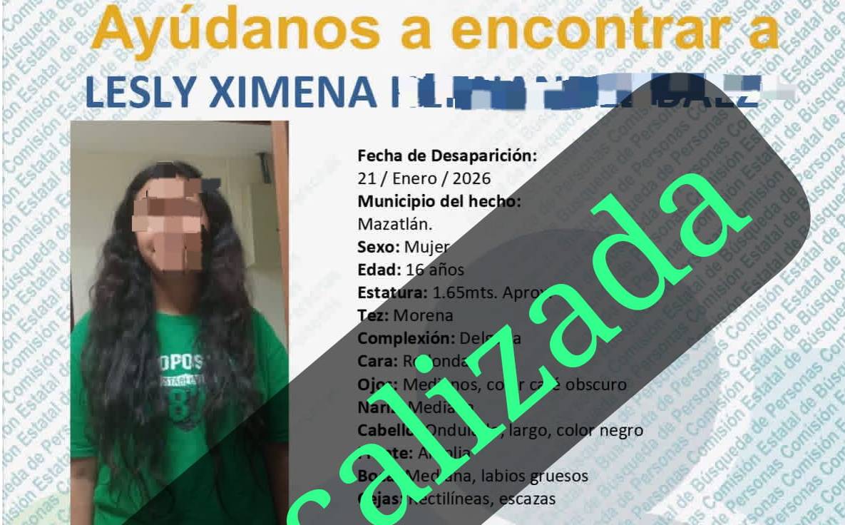 aparece joven extraviada en mazatlan