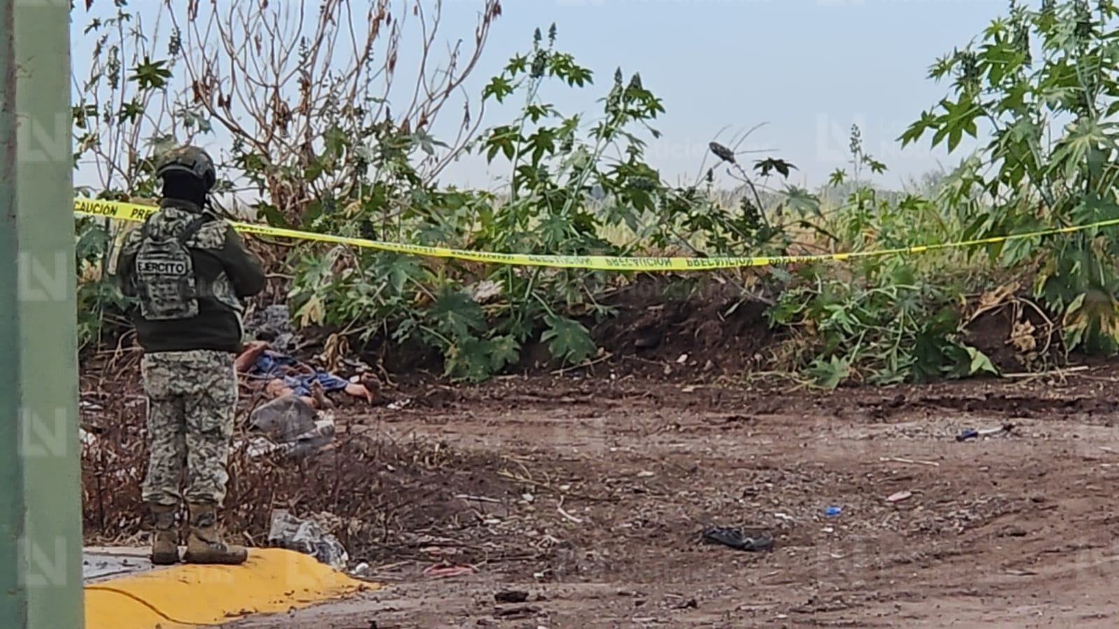aparece un cuerpo encobijado en el fraccionamiento stanza granada