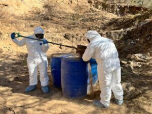 laboratorio clandestino de drogas sintéticas fue desmantelado en la comunidad de Las Tranquitas, en Culiacán