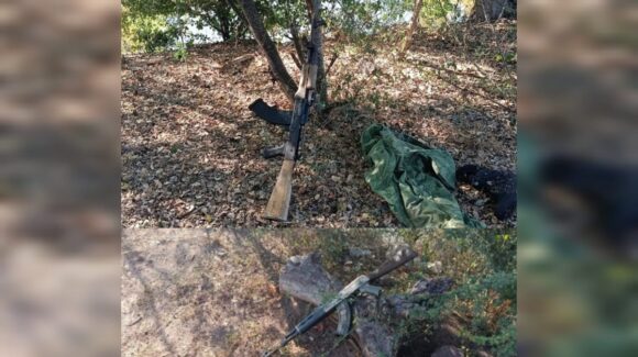 Asegura Ejército Mexicano armas y municiones durante operativo en Elota, Sinaloa