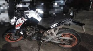 Aseguran motocicleta con reporte de robo en Mazatlán