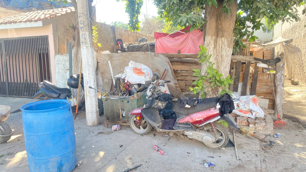Vivienda de mujer postrada en Guasave