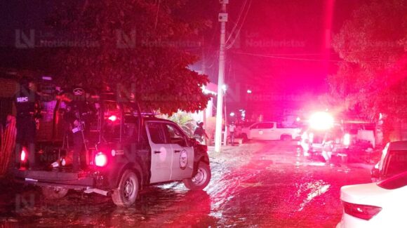 Atacan a balazos a policías estatales en La Cascada, en Culiacán, Sinaloa