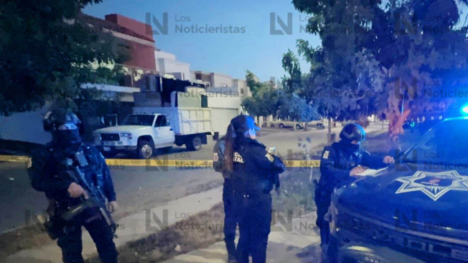 Atacan a balazos a camioneta de mudanza en la Conquista en Culiacán
