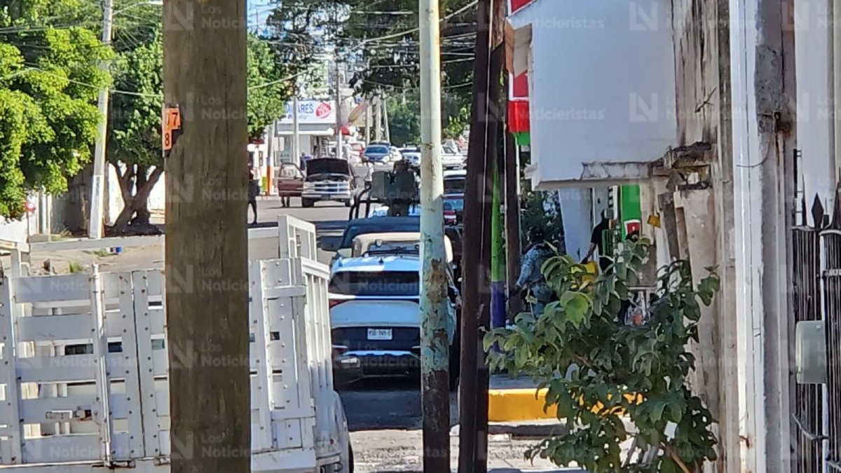 ataque a balazos en pleno centro de culiacan policia