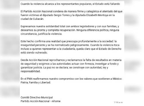 aviso PAN ahome