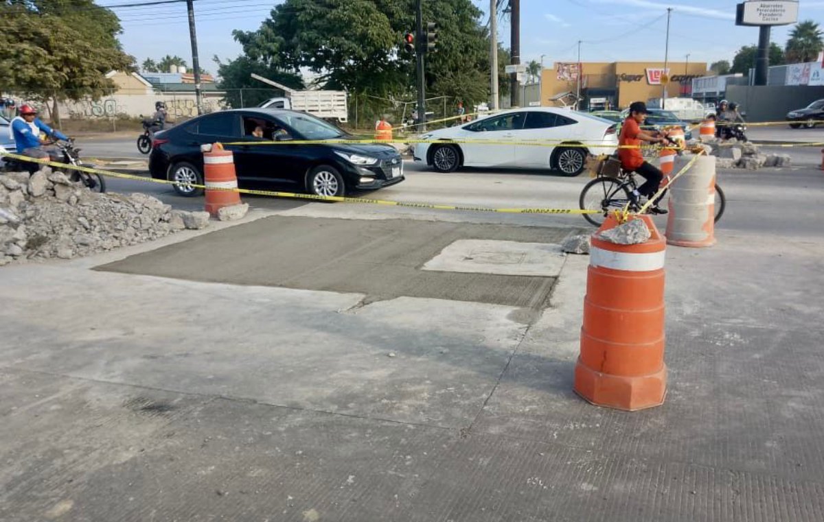 bacheo calles Mazatlán