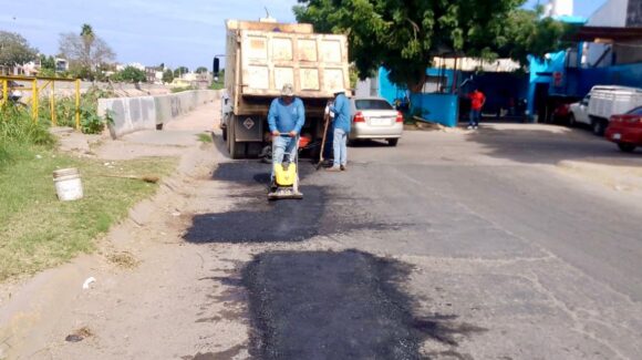 Avanza el Programa Permanente de Bacheo en estos primeros días de enero 2026 en Mazatlán, Sinaloa