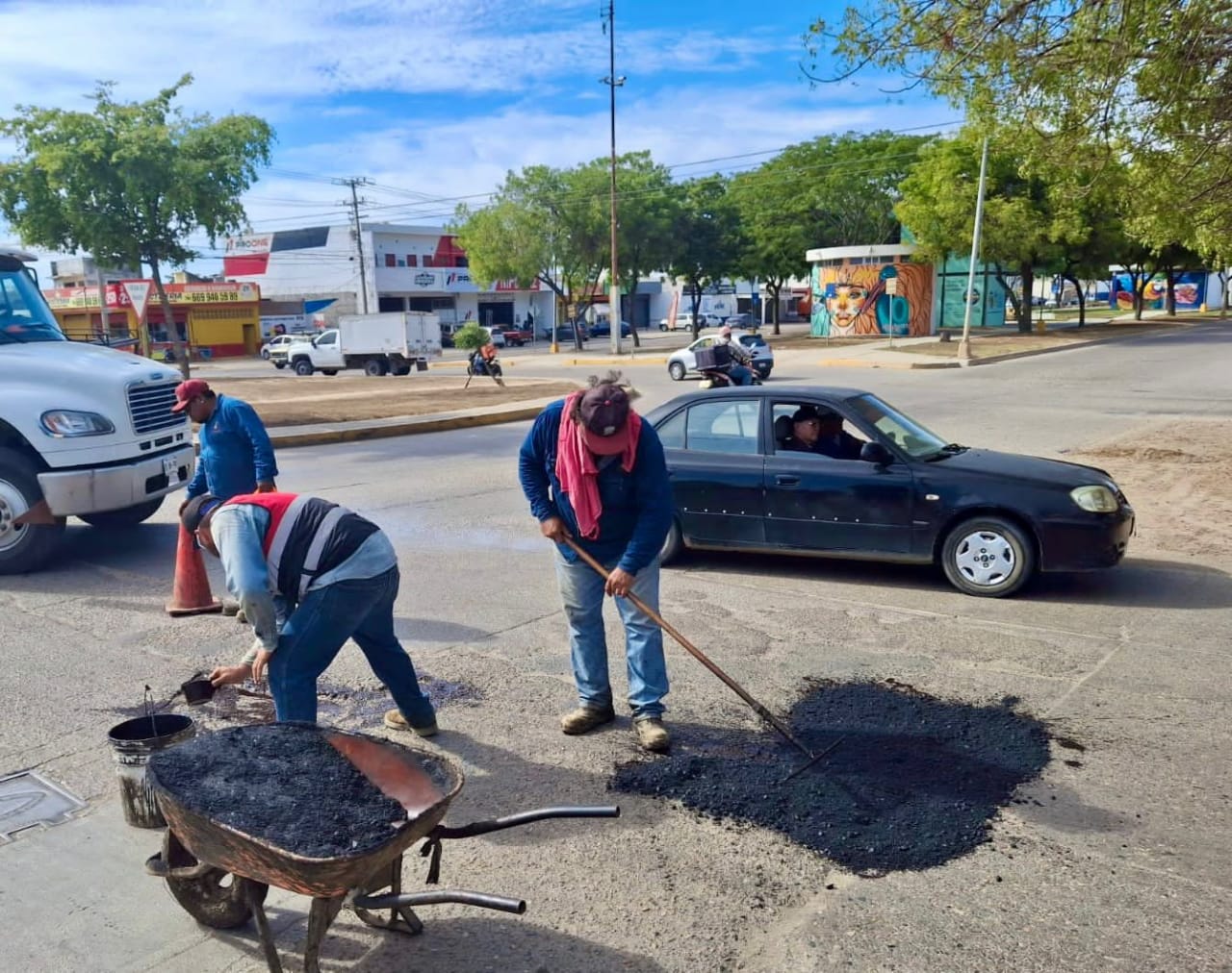reparación de baches