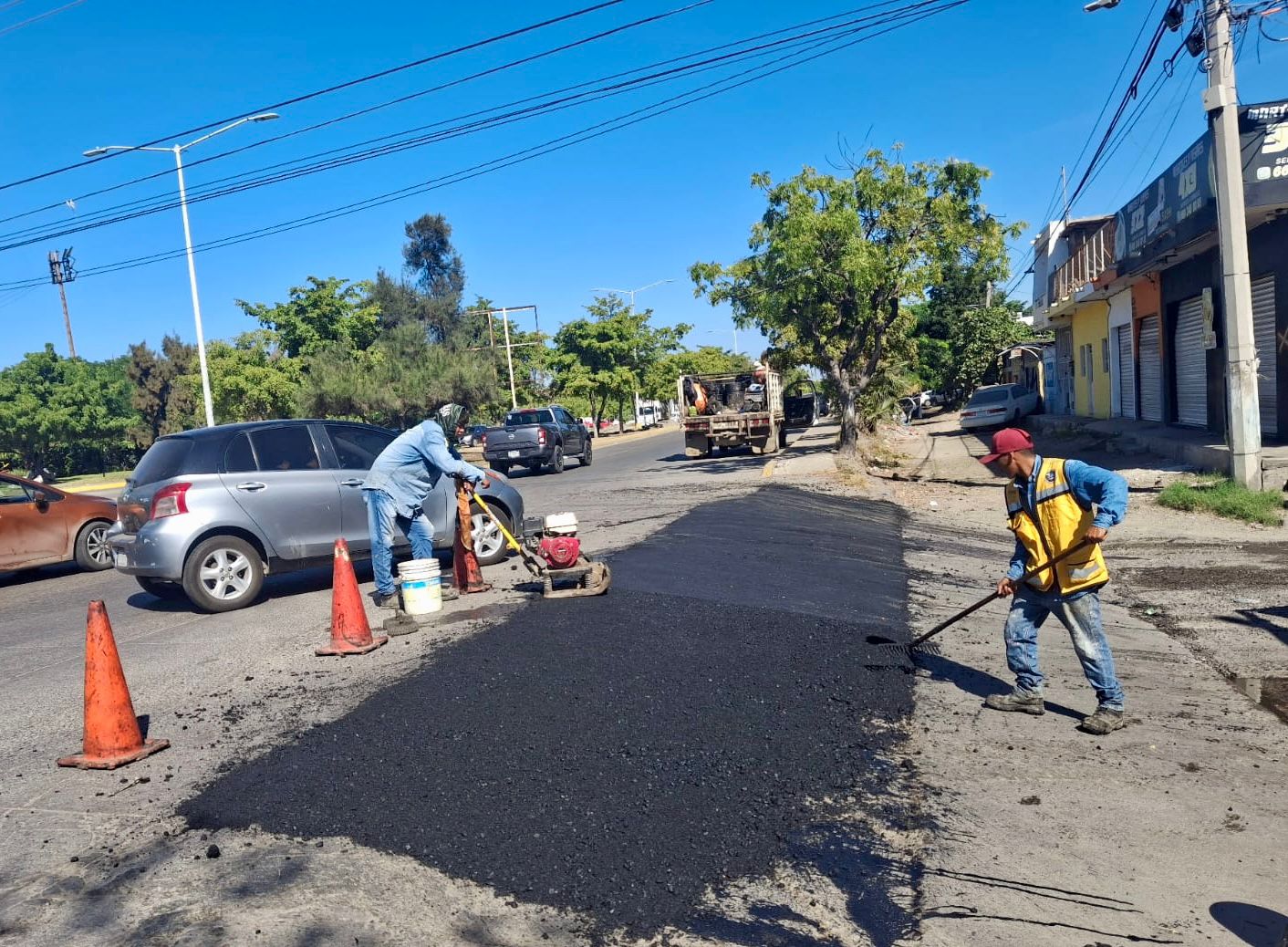 Bacheo de calles