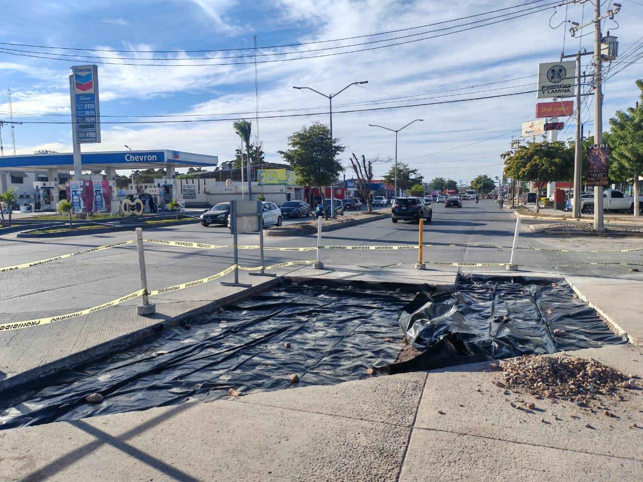 Comun continúa con el bacheo en zonas de Ahome
