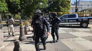 balacera en pleno centro de culiacan policias