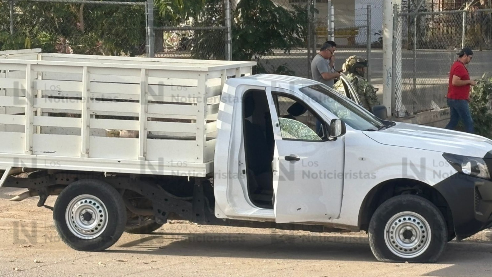 Balacera y persecución en la colonia Esthela Ortiz de Culiacán
