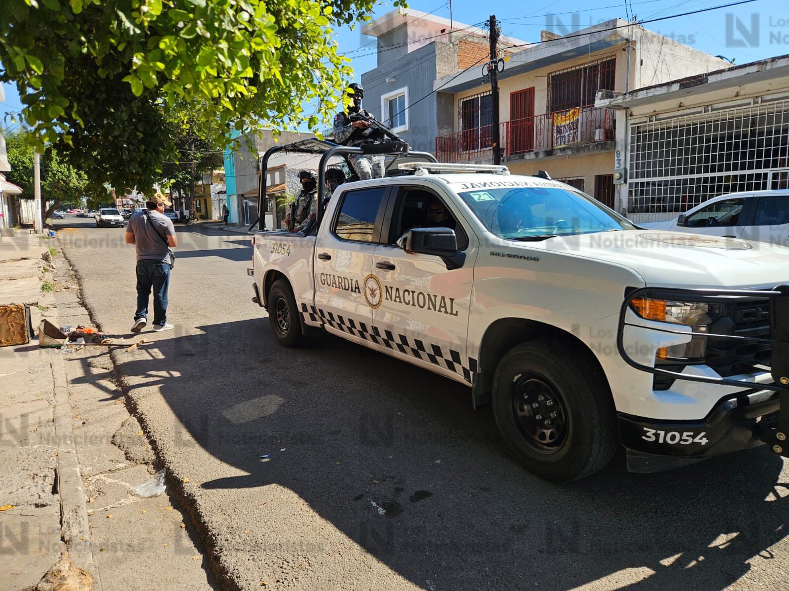 Lugar donde balearon a un hombre en el centro de Culiaçán
