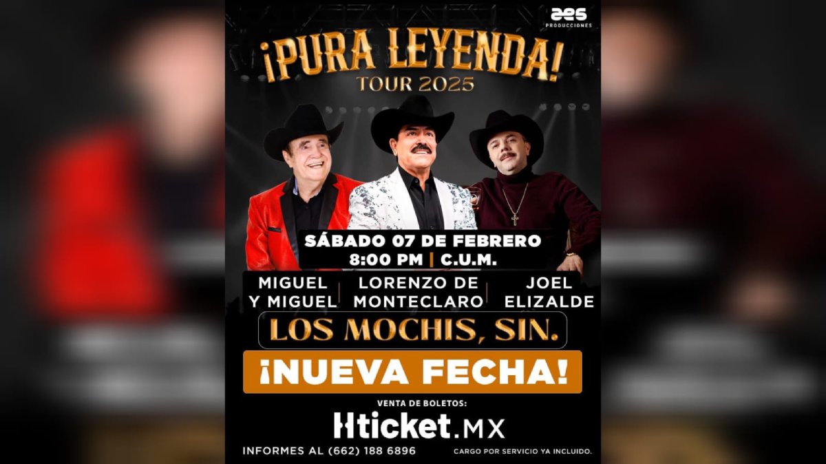 cancelan el concierto pura leyenda en los mochis sinaloa