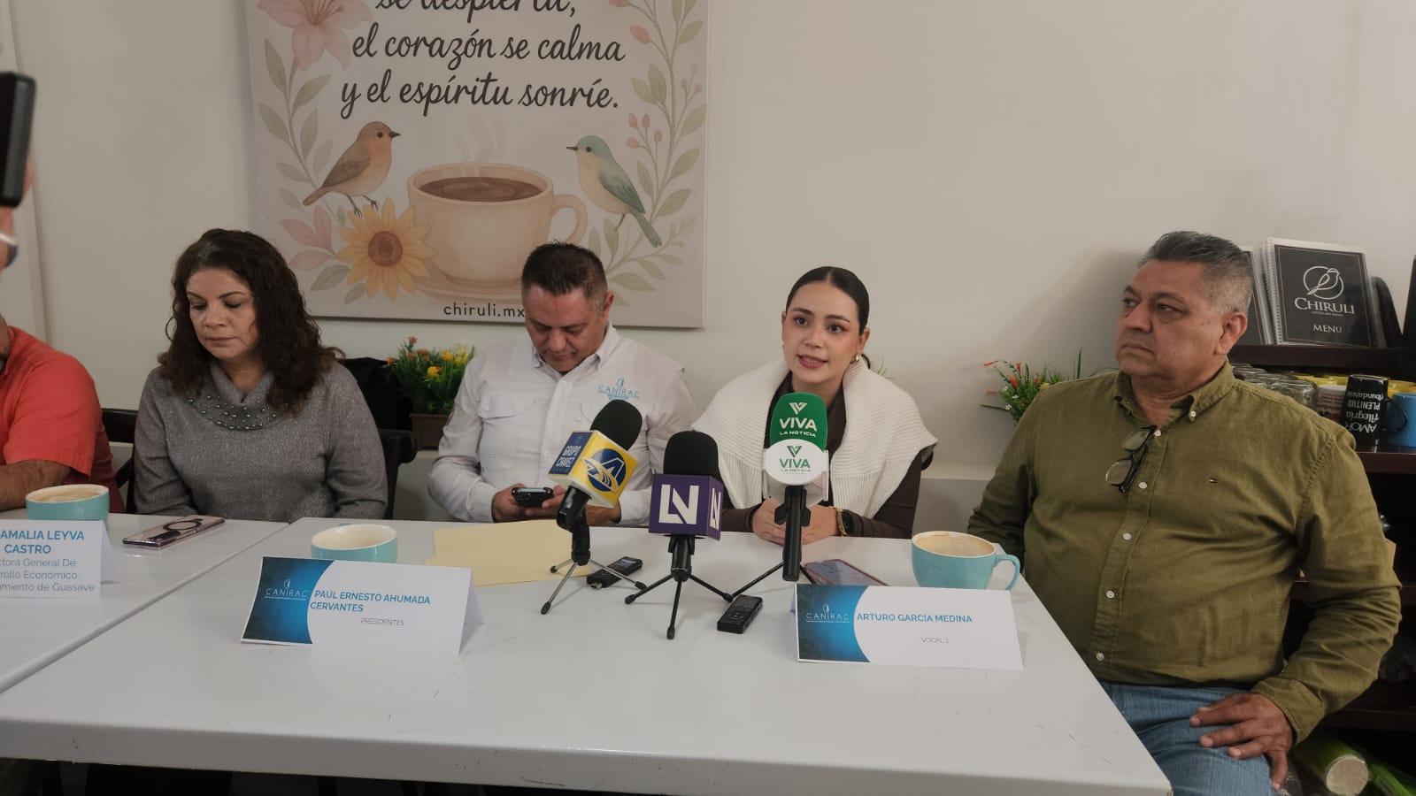 Paúl Ahumada Cervantes, Amalia Leyva Castro y Marina Castro Valenzuela
