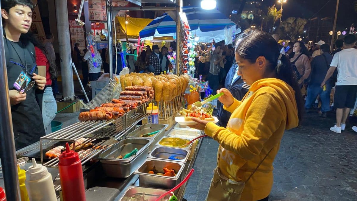 Comerciantes en el Carnaval de Mazatlán