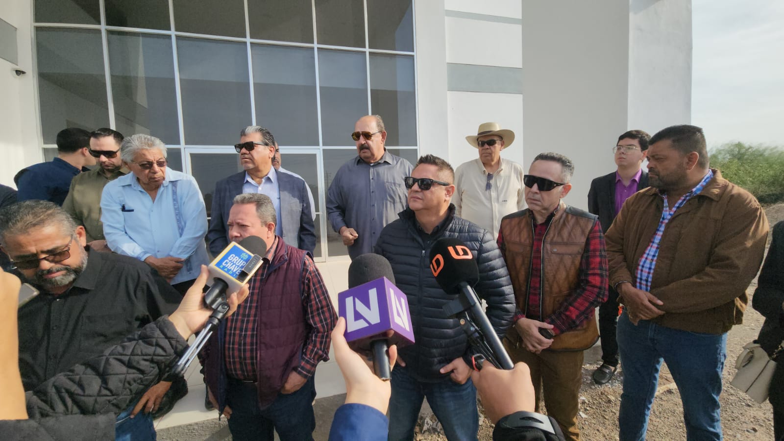 Manifestación de abogados en el Centro de Justicia Penal en Guasave