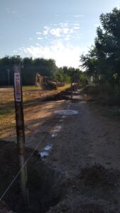 Vecino del sector La Cruz, en Guasave pone una cerca