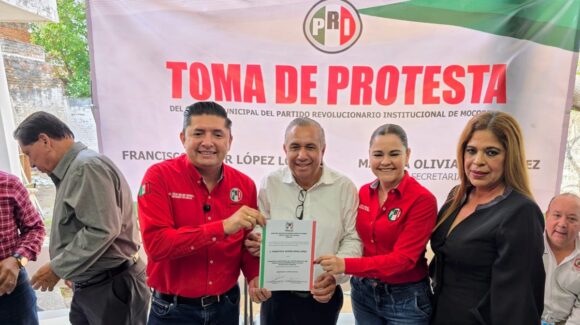 Rinde protesta “Chico” López como nuevo dirigente del PRI municipal en Mocorito, Sinaloa