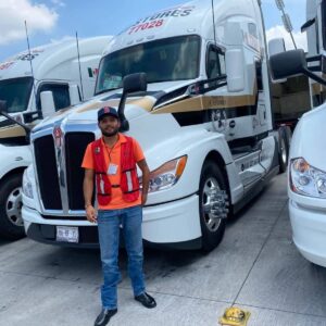 Chofer de tráiler de Castores