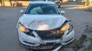choque de dos vehiculos en santa fe de guasave sin