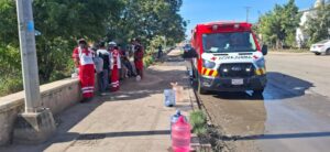 Choque entre motocicletas en Mazatlán
