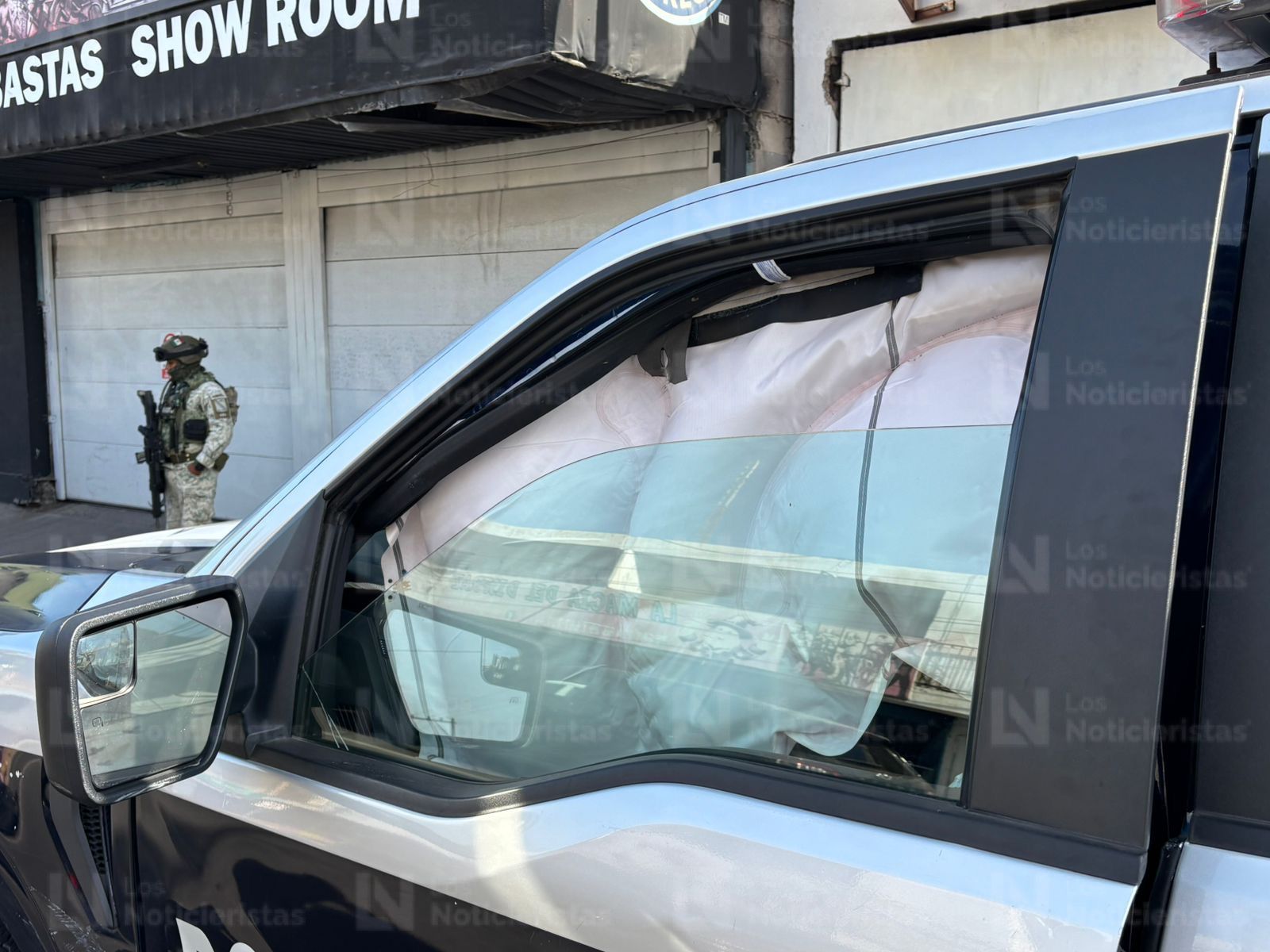 choque de patrulla en el centro de culiacan