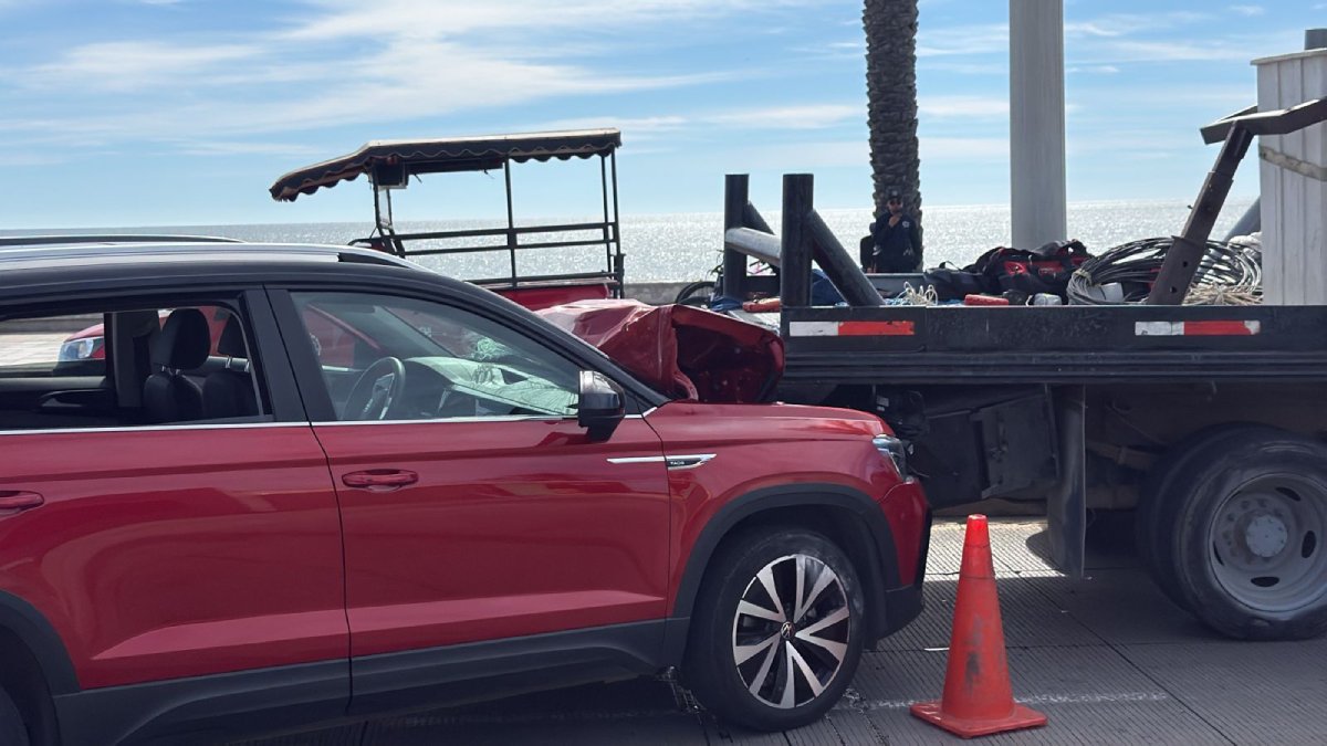 choque por alcance en mazatlan sinaloa lugar
