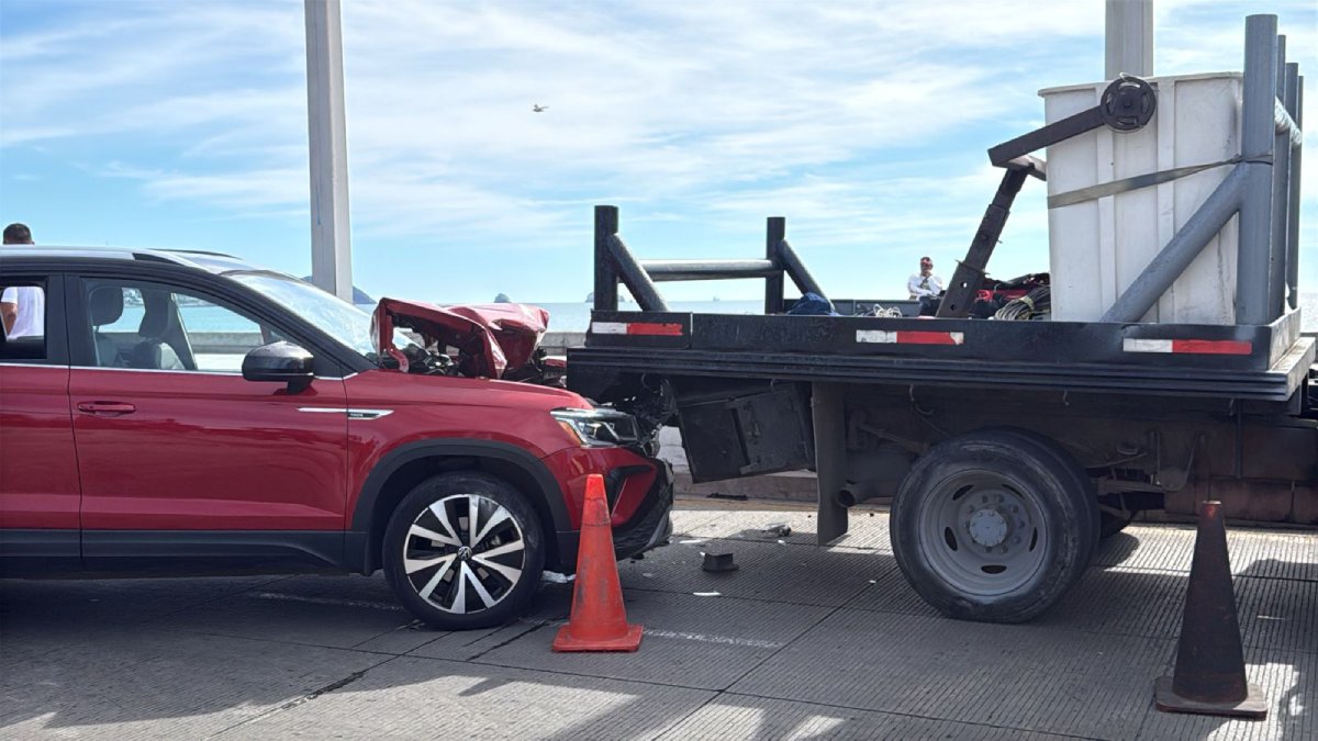 choque por alcance en mazatlan sinaloa